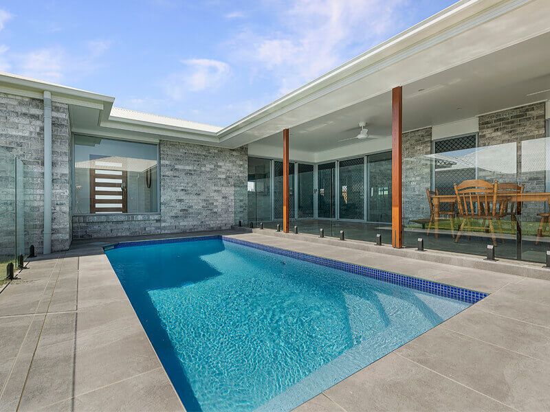 Inground pool built by experienced Donemans Pool Centre team