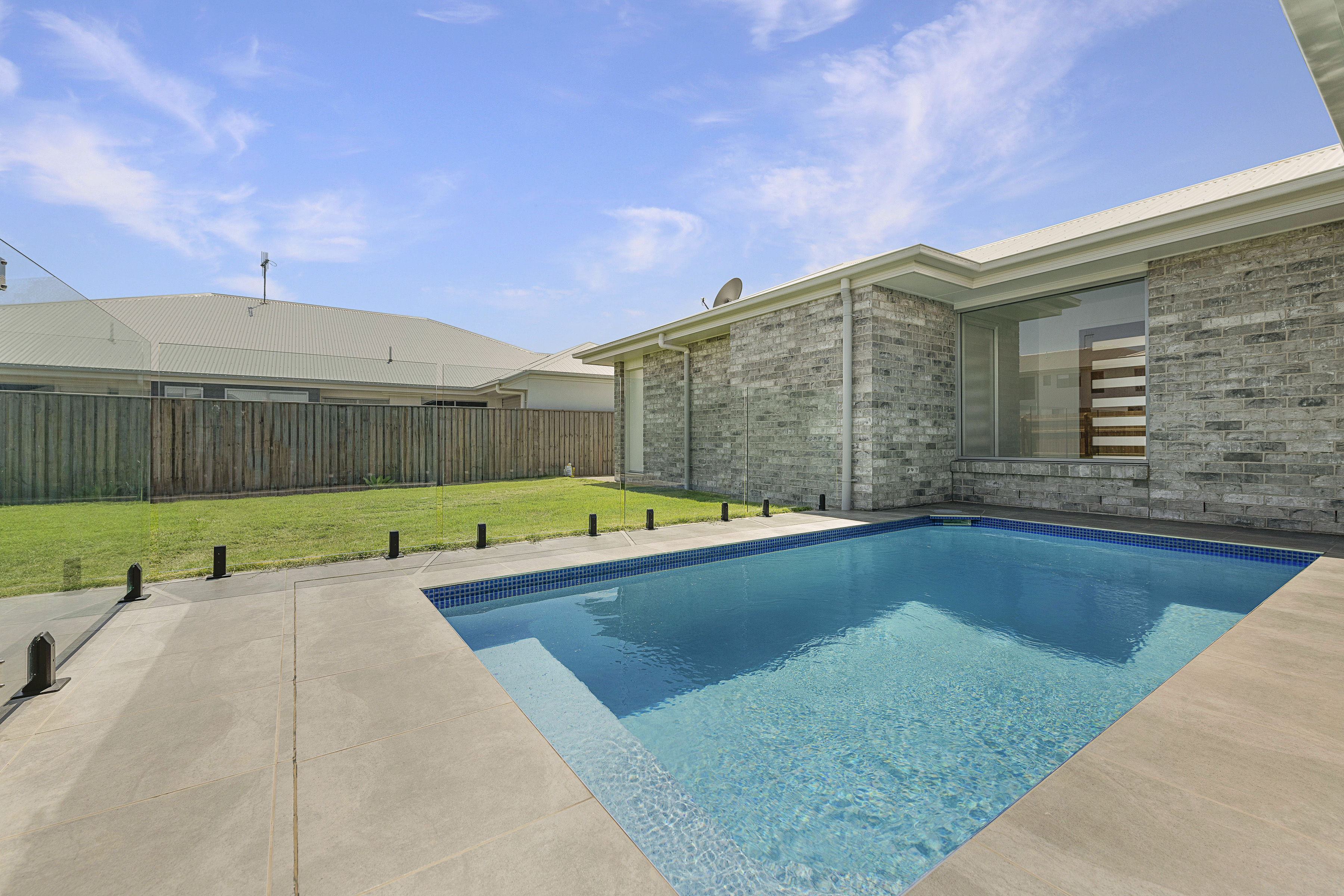 She Oak pool from outside