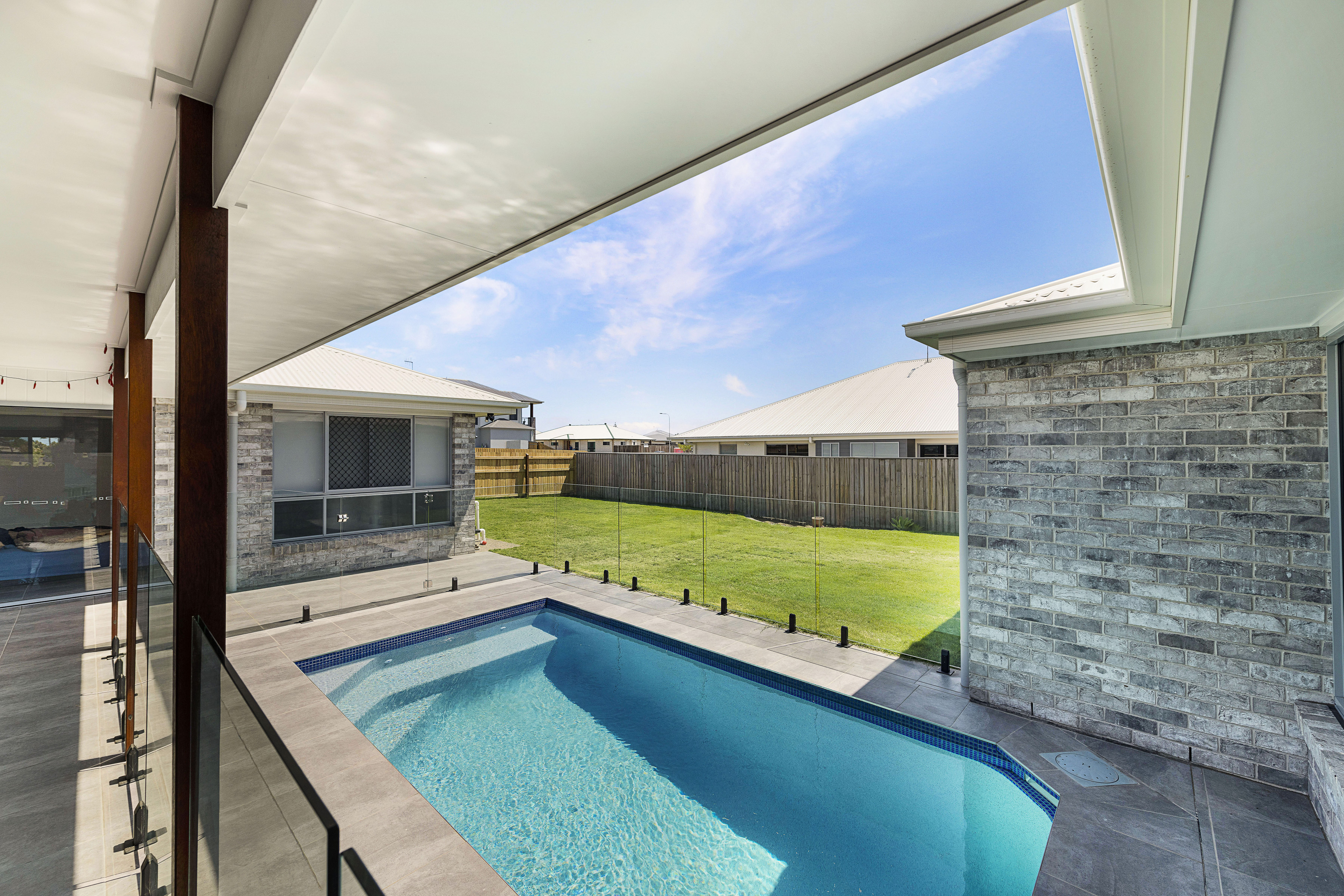 She Oak pool from inside