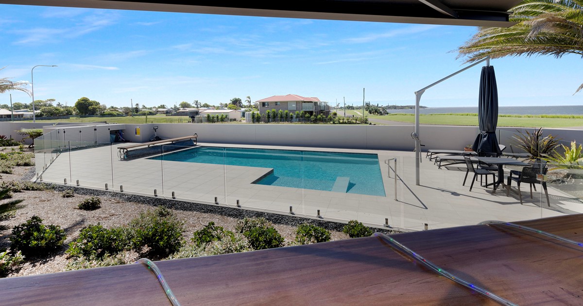 Dryden pool from a distance